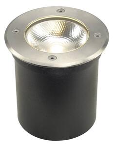 LA 227600 ROCCI LED kruhová česaná ocel COB LED 6W 120° IP67 3000K - BIG WHITE (SLV)