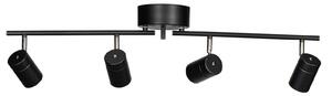 Stropní Lampa By Rydéns, Correct, stmívatelné, Černá, Obývací pokoj, Kov, Moderní