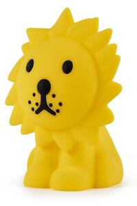 Stolní lampa Mr Maria, Lion, stmívatelné, Žlutá, Dětský pokoj, Plast