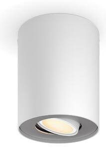Stropní Lampa Philips Hue, Philips Hue Pillar, stmívatelné, Bílá, Obývací pokoj, Kov, Moderní