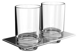 Emco Art - Dvě sklenice s držákem, chrom 162500100