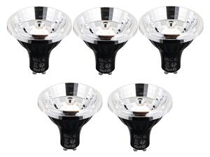 Sada 5 ks Chytrá stmívatelná LED žárovka GU10 AR70 6W 500lm 2200-6500K