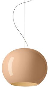 Závěsná svítidlo Foscarini, Buds 3, Béžová, Obývací pokoj, Sklo, Design