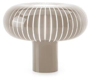 Stolní lampa Kartell, Teresa, stmívatelné, Šedá, Obývací pokoj, Plast, Design