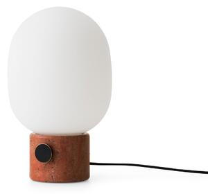 Stolní lampa Audo Copenhagen, JWDA, stmívatelné, Bílá, Obývací pokoj, Sklo, Design