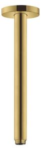 Hansgrohe - Stropní rameno S 30 cm, leštěný vzhled zlata 27389990