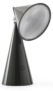 Stolní lampa Tom Dixon, POSE, stmívatelné, Černá, Obývací pokoj, Plast, Design