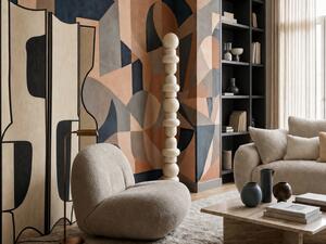 FUGU Luxusní geometrická designová tapeta abstraktní tvary – Silent Arch Materiál: Digitální eko vlies - klasická tapeta nesamolepicí