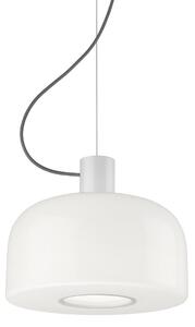 Závěsná svítidlo FLOS, Bellhop Glass S1, stmívatelné, Bílá, Obývací pokoj, Sklo, Design