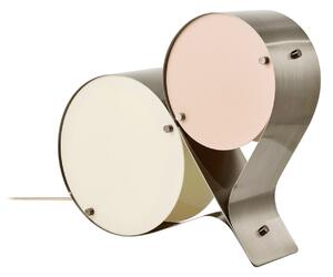 Stolní lampa GUBI, Coppia, Bílá, Obývací pokoj, Plast, Moderní