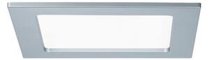 P 92077 Zápustný LED panel hranatý 12W 4000K matný chrom IP44 - PAULMANN