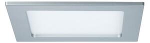 P 92080 Zápustný LED panel hranatý 12W 2700K matný chrom IP44 - PAULMANN