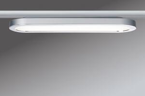 P 95319 URail LED panel Loop 7W 2700K 480lm matný chrom - PAULMANN