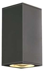 LA 229575 Nástěnné svítidlo BIG THEO UP/DOWN OUT, hranaté, antracit, ES111, max. 2x75 W - BIG WHITE (SLV)