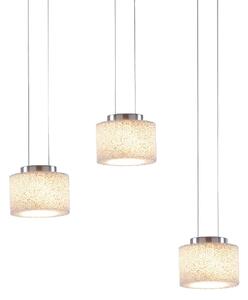 Závěsná svítidlo Serien Lighting, Reef, stmívatelné, Bílá, Obývací pokoj, Keramika, Design