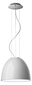 Závěsná svítidlo Artemide, Nur Mini Gloss, stmívatelné, Bílá, Obývací pokoj, Kov, Design