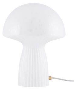 Stolní lampa Globen Lighting, Bílá, Obývací pokoj, Sklo