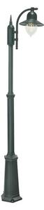 Como 1 Venkovní Parková Lampa pro Concrete Anchor Black