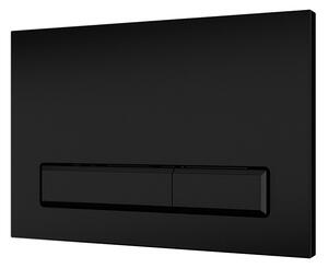Sanela - Dvojčinné splachovací tlačítko do rámu SLR 21, černé