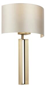 Endon 95452 - Nástěnná lampa 1xE27/10W/230V béžová/zlatá