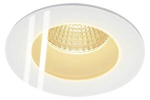 LA 114441 PATTA-F zápustná stropní kruhová bílá 230V/500mA 9W 38° IP65 3000K - BIG WHITE (SLV)