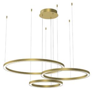 Závěsná svítidlo Eko-Light, Galaxia, Zlatá / mosazná, Obývací pokoj, Plast, Moderní