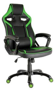 Herní židle RACING PRO ZK-013 černo-zelená