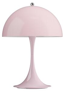 Stolní lampa Louis Poulsen, Panthella 250, stmívatelné, Pudrová, Obývací pokoj, Plast, Moderní
