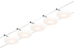 Stropní Lampa Paulmann, Wire DiscLED, Bílá, Chodba, Plast, Moderní