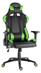 Herní židle RACING PRO ZK-012 černo-zelená