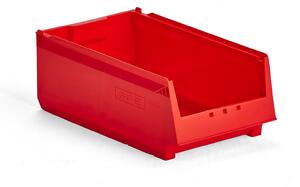 AJ Produkty Plastový box AJ 9000, série -68, 400x230x150 mm, červený