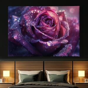Obraz na plátně - Růže, růžový dotek FeelHappy.cz Velikost obrazu: 40 x 30 cm