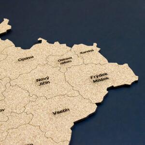 DUBLEZ | Korková mapa okresů Česka