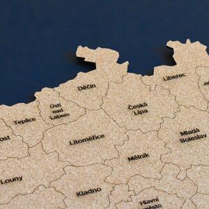 DUBLEZ | Korková mapa okresů Česka