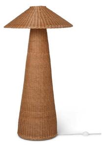 Stojací Lampa ferm LIVING, Dou, Dřevo, Obývací pokoj, Dřevo, Design