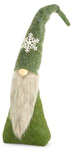 VÁNOČNÍ DEKORAČNÍ FIGURKA MANIKIN 87 CM ZELENÁ