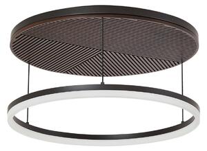 Stropní Lampa Lucande, Orven, stmívatelné, Černá, Obývací pokoj, Kov, Moderní