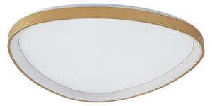 Stropní Lampa Lucande, Asken, stmívatelné, Zlatá / mosazná, Obývací pokoj, Hliník, Moderní