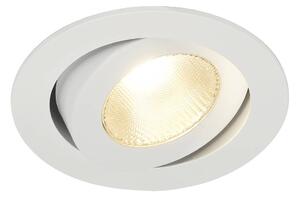 LA 161271 CONTONE Downlight, výkyvná, kruhová, bílá, 13 W LED, teplá bílá - BIG WHITE (SLV)