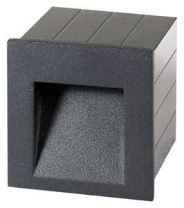 TESS SQ zápustná antracitová 230V LED 3W IP54 3000K - RED - DESIGN RENDL