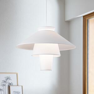 Závěsná svítidlo MARKET SET, Ruche, stmívatelné, Bílá, Obývací pokoj, Papír / Karton, Design