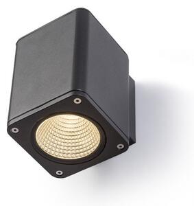 MIZZI SQ I nástěnná antracitová 230V LED 12W IP54 3000K - RED - DESIGN RENDL