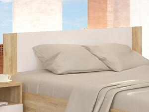 Manželská postel 180 cm Marlon (dub sonoma + bíla) (s roštem). 787044