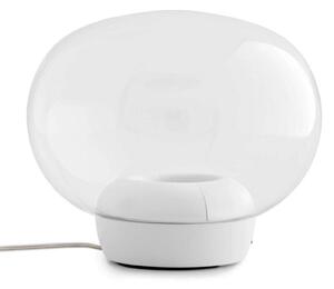 Stolní lampa Stilnovo, La Mariée, stmívatelné, Transparentní, Obývací pokoj, Sklo, Design