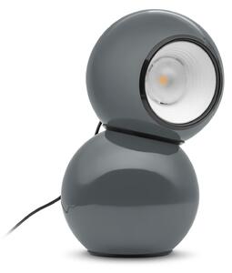 Stolní lampa Stilnovo, Gravitino, stmívatelné, Šedá, Obývací pokoj, Kov, Design