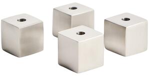 -30 % Dny Marianne - Kave Home Set čtyř matných nerezových svícnů Acadia 2 cm