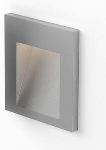 TESS SQ zápustná stříbrnošedá 230V LED 3W IP54 3000K - RED - DESIGN RENDL