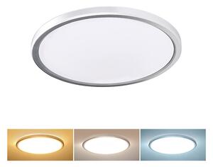 SOLIGHT LED osvětlení Acate IP54, 24W, 2160lm, 3CCT, 30cm, stříbrná