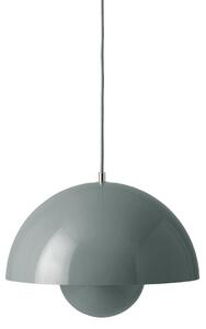 Závěsná svítidlo &Tradition, Flowerpot VP10, stmívatelné, Šedá, Obývací pokoj, Kov, Design