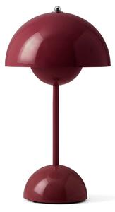 Stolní lampa &Tradition, Flowerpot VP9, stmívatelné, Fialová, Obývací pokoj, Plast, Design